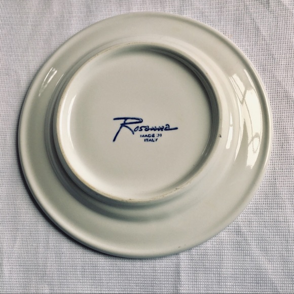 Rosanna Old Glory Porcelain Plate Made in Italy - Picture 2 of 5